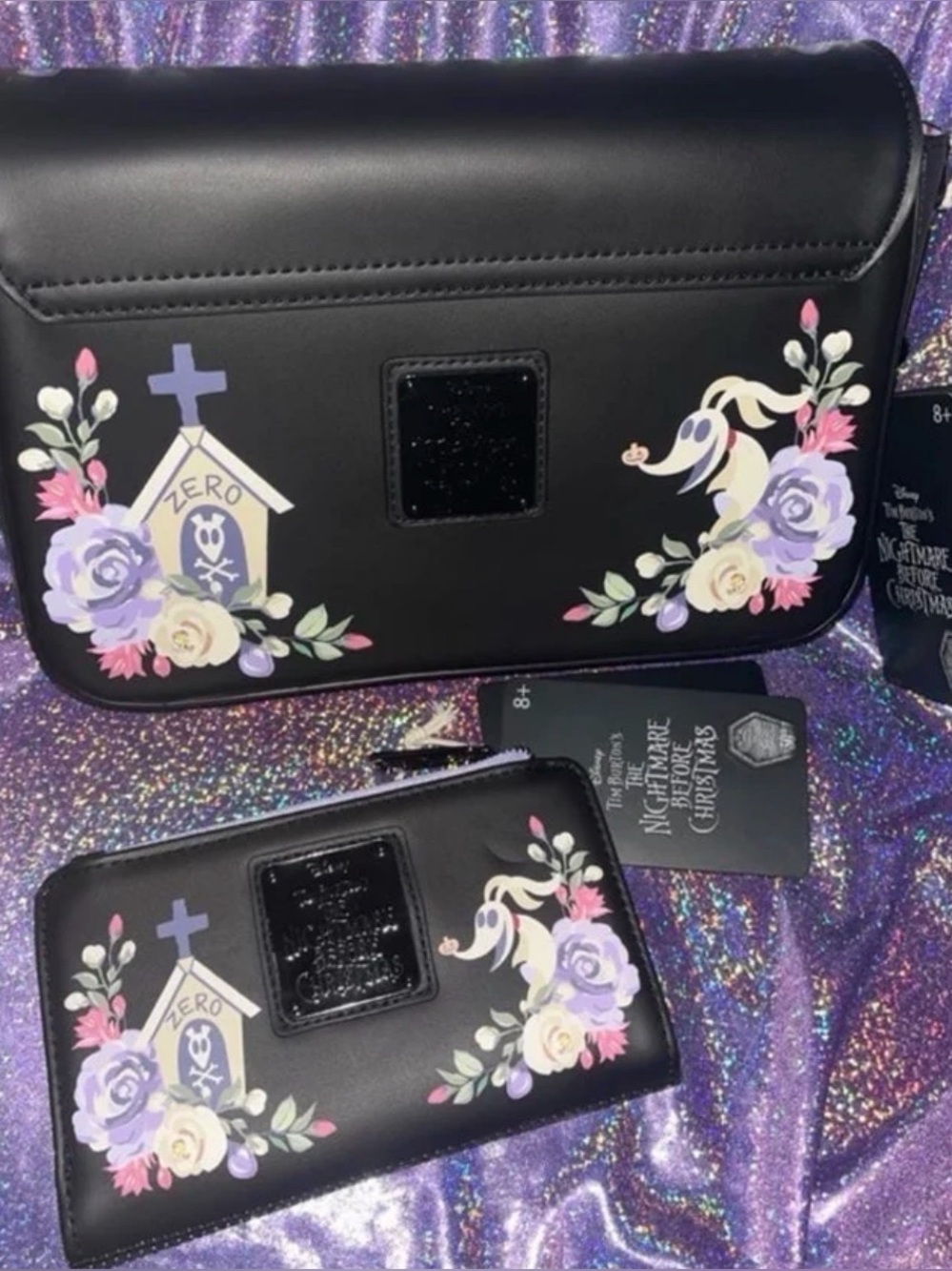 Exclusive Disney Floral Zero Crossbody Set - Picture 4 of 5
